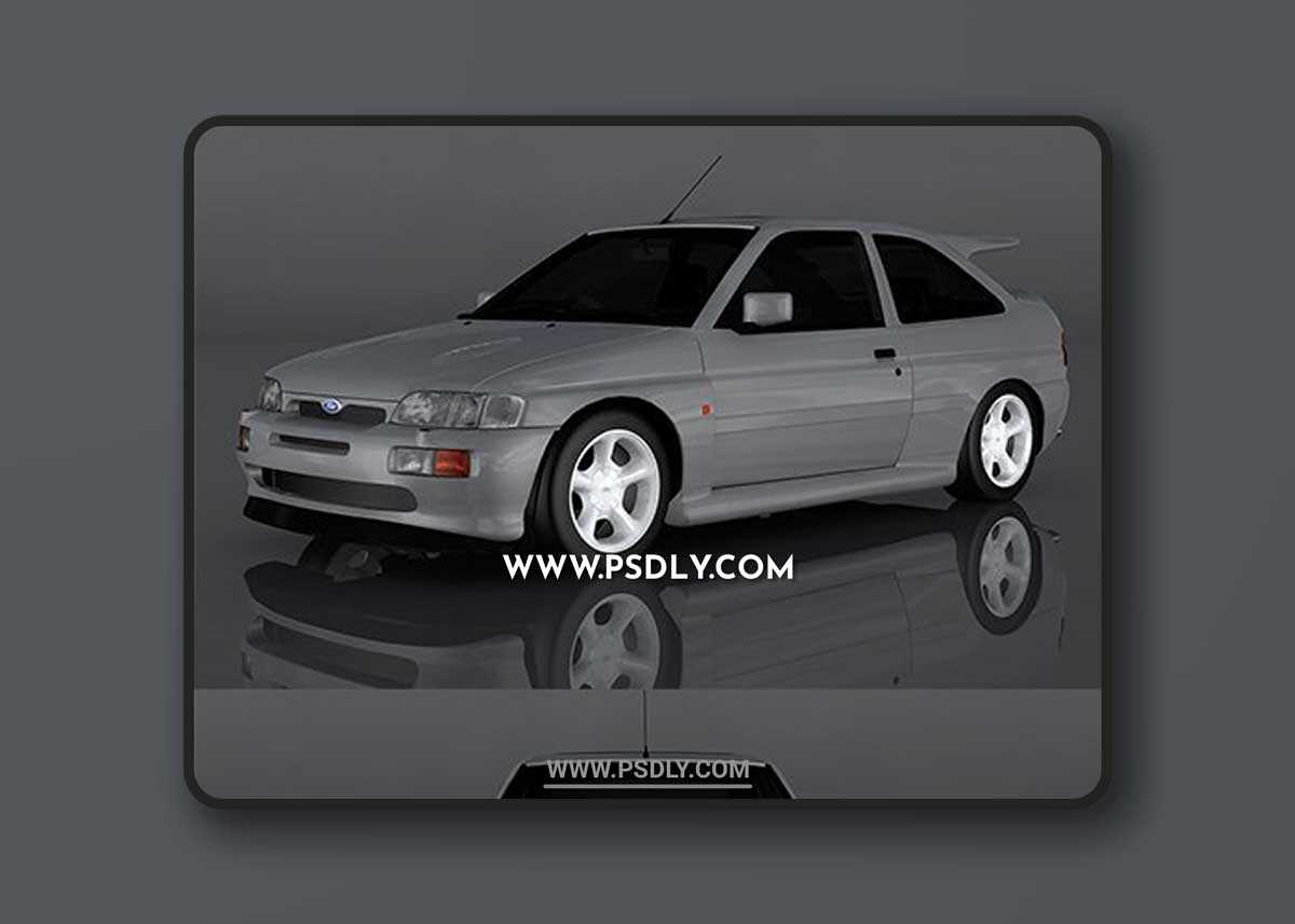 1992 Ford Escort 3D Model