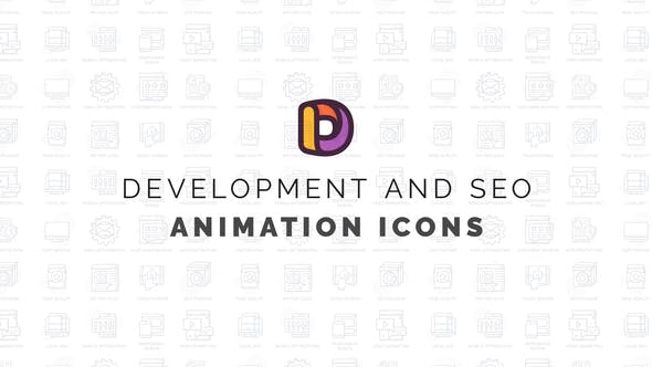 Videohive Development & Seo - Animation Icons 34463724