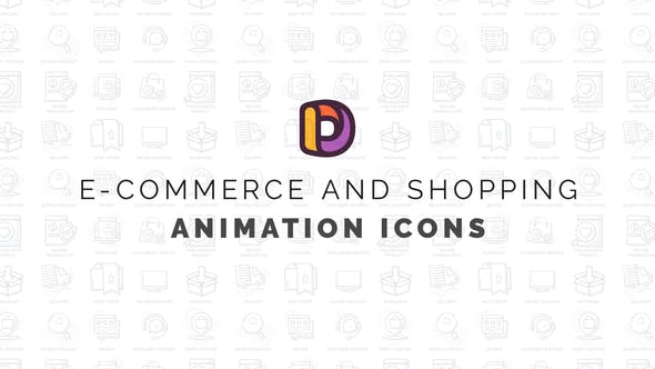 Videohive E-Commerce & Shopping - Animation Icons 34463745