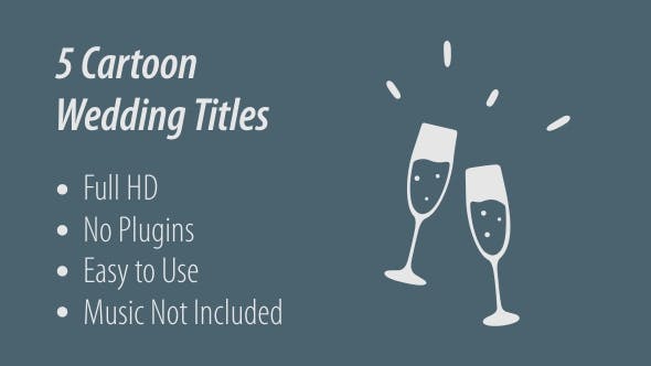 Videohive Cartoon Wedding Titles 15835768