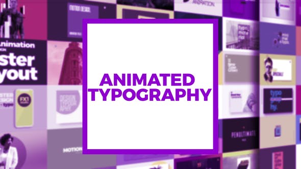 Videohive Typography Scenes 21691002