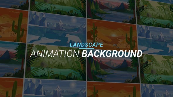 Videohive Landscape - Animation background 34221971