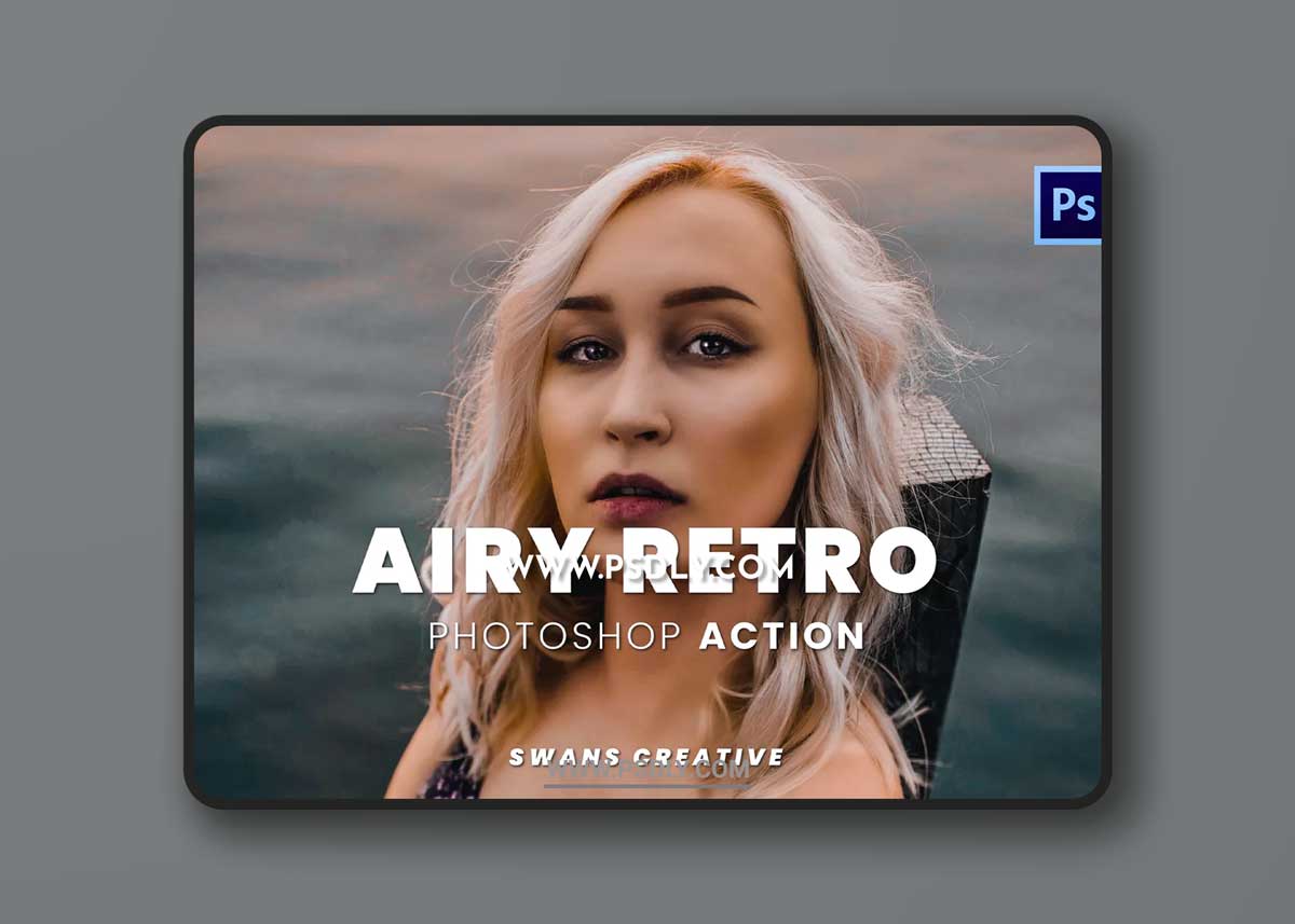 Airy Retro Photoshop Action