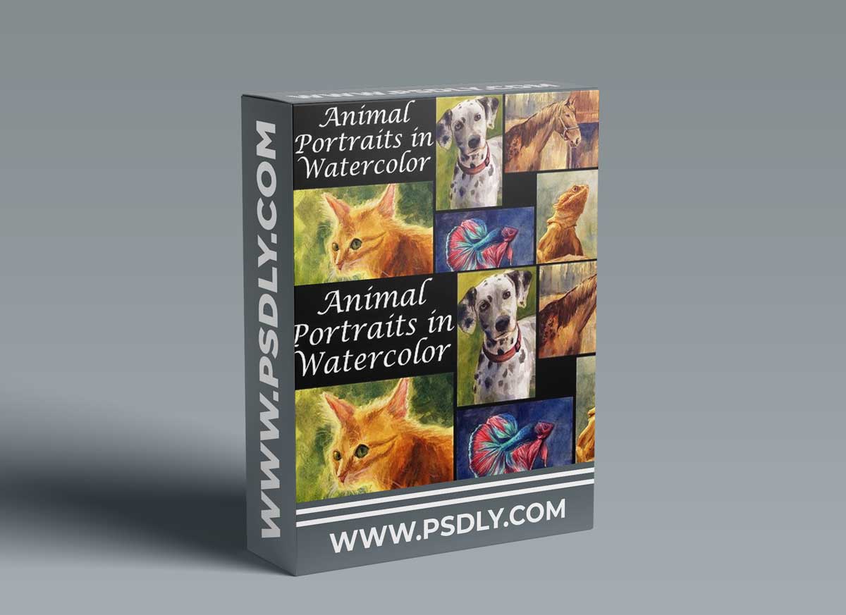 Animal Portraits in Watercolor