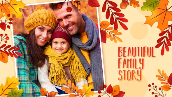 Videohive Autumn Lovely Moments Slideshow 34091230