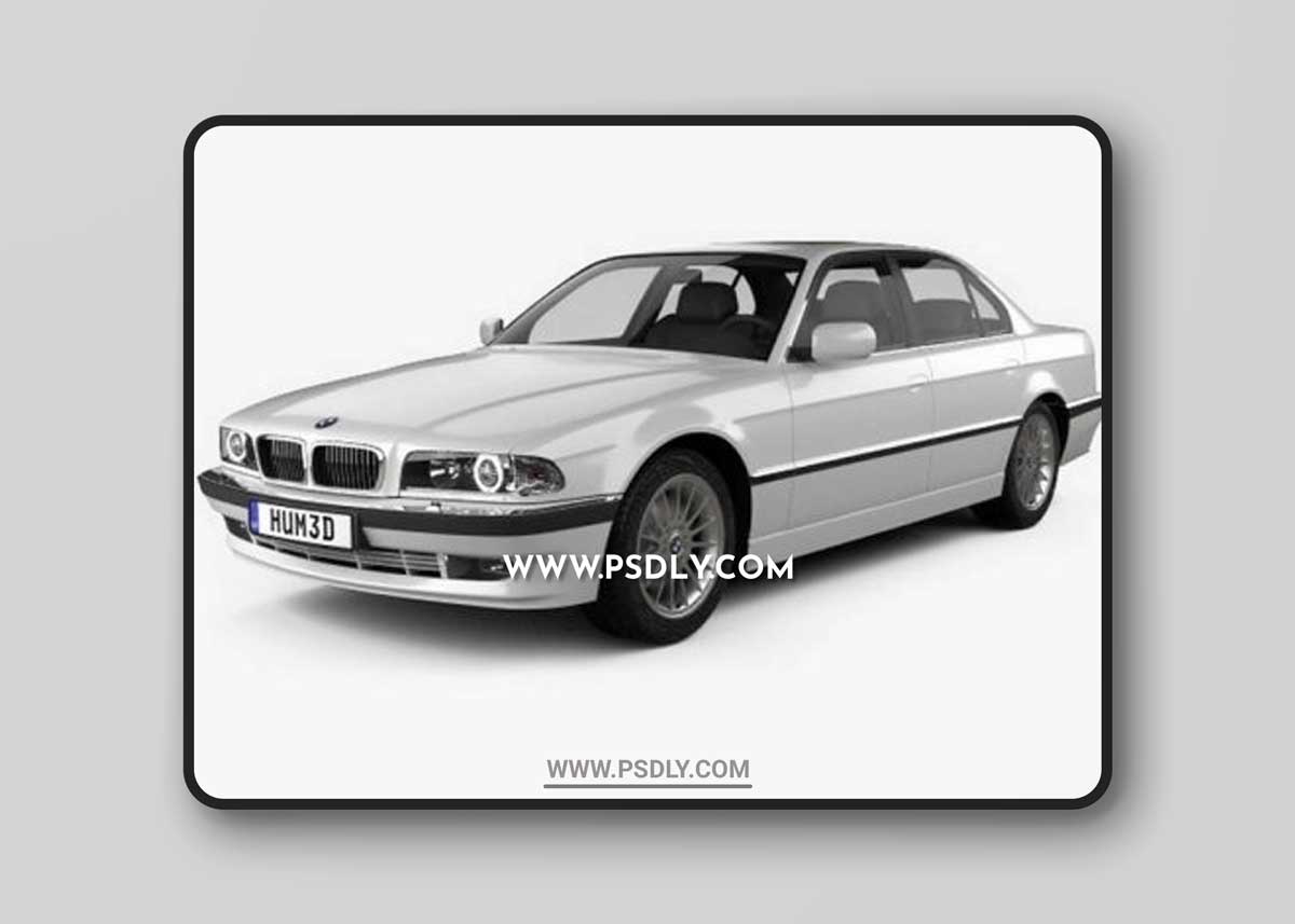 BMW 7 series 1998 3D Model