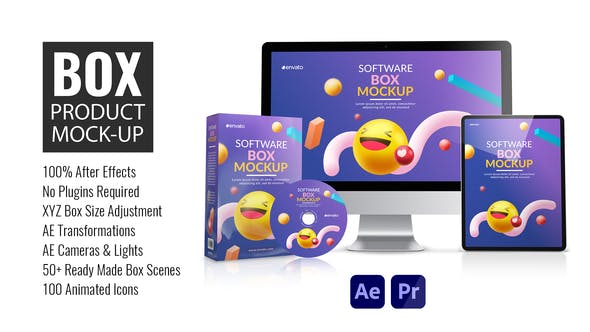Videohive - Box Product Mock-up V2 - 33176397