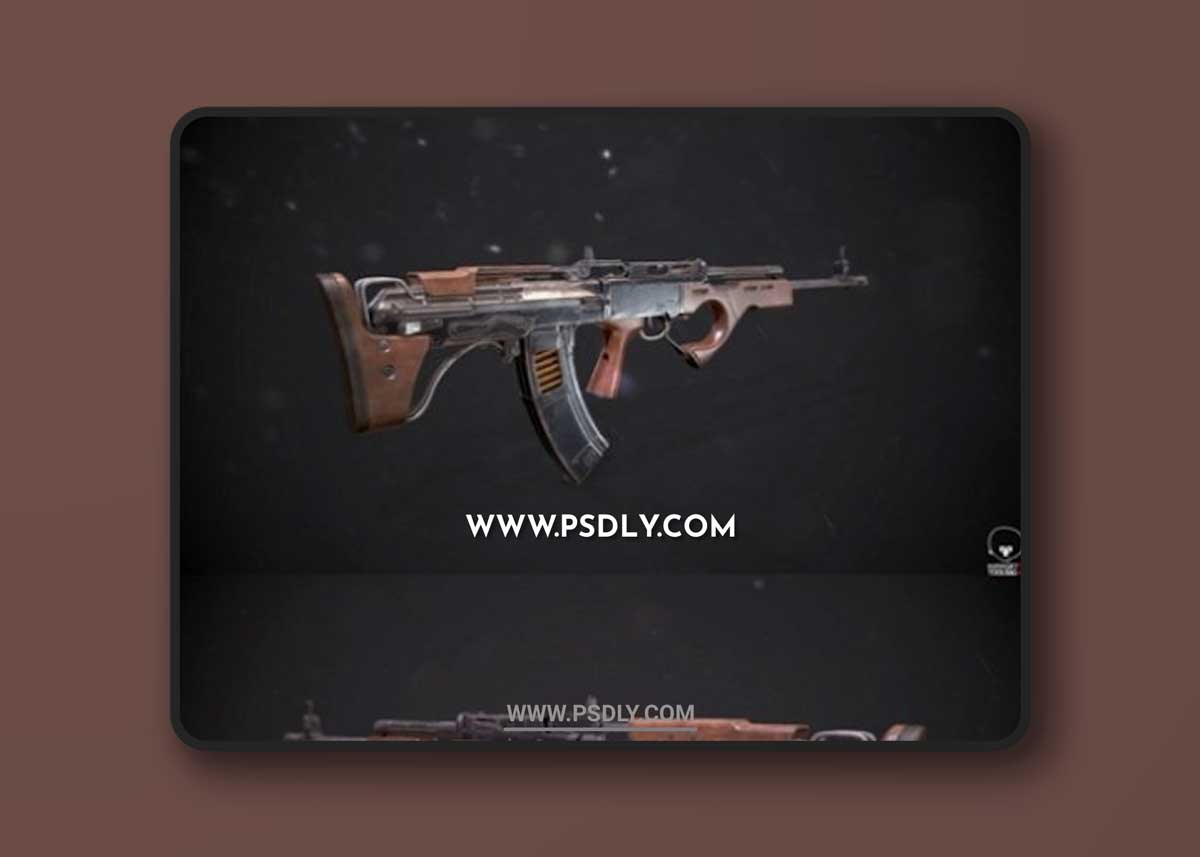 Bull Dog Gun 3D Models