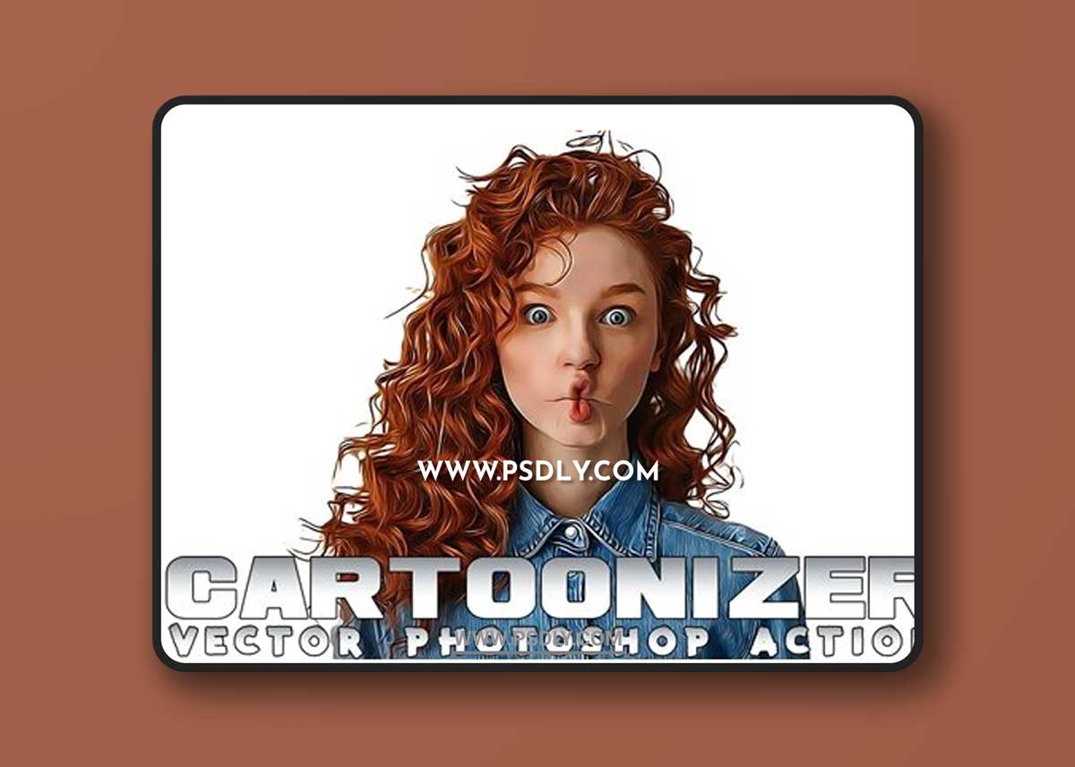 Cartoonizer Photoshop Action
