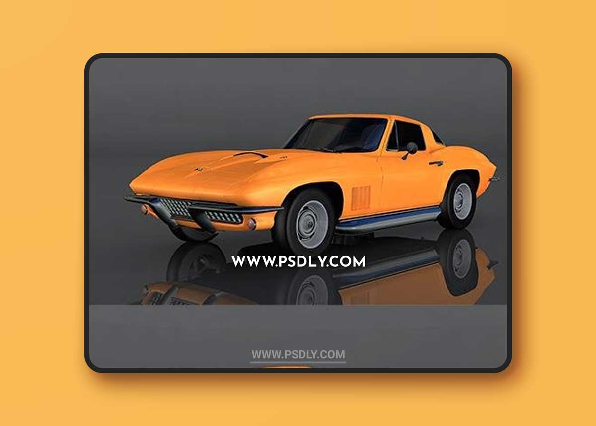 Chevrolet Corvette Sting Ray 3D Model o93580