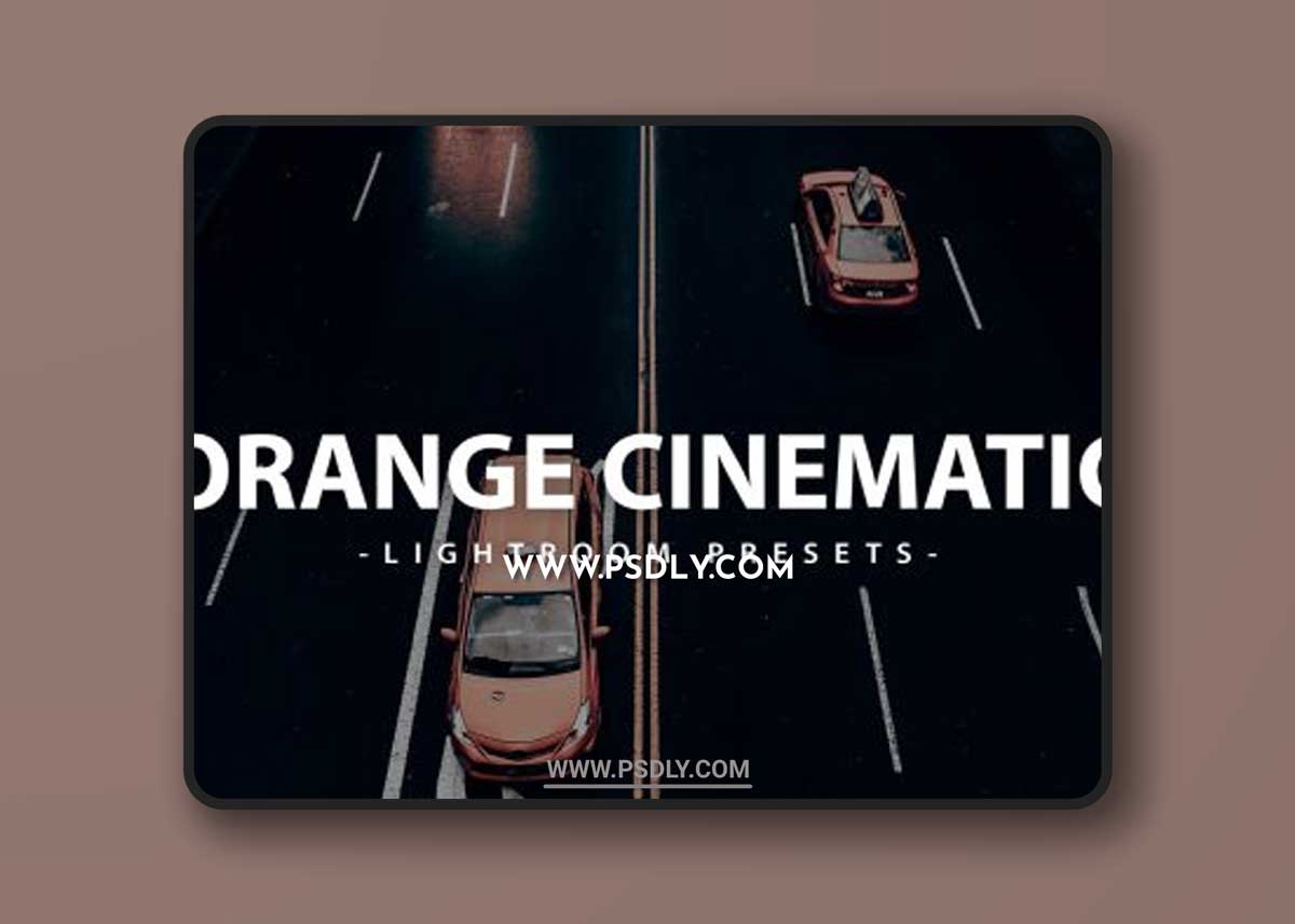 Cinematic Orange Lightroom Presets Pack
