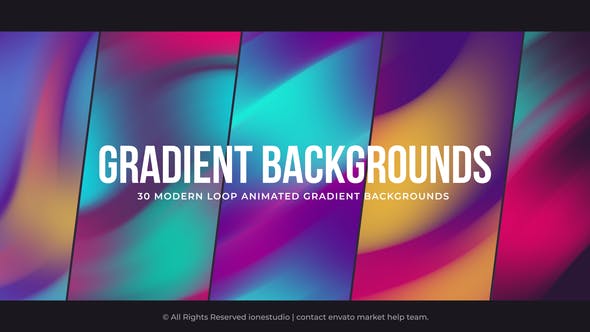 Videohive Gradient Backgrounds 34028250