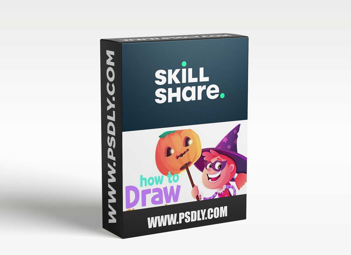 Create a Halloween Cartoon Scene from Scratch ! with Adobe illustrator