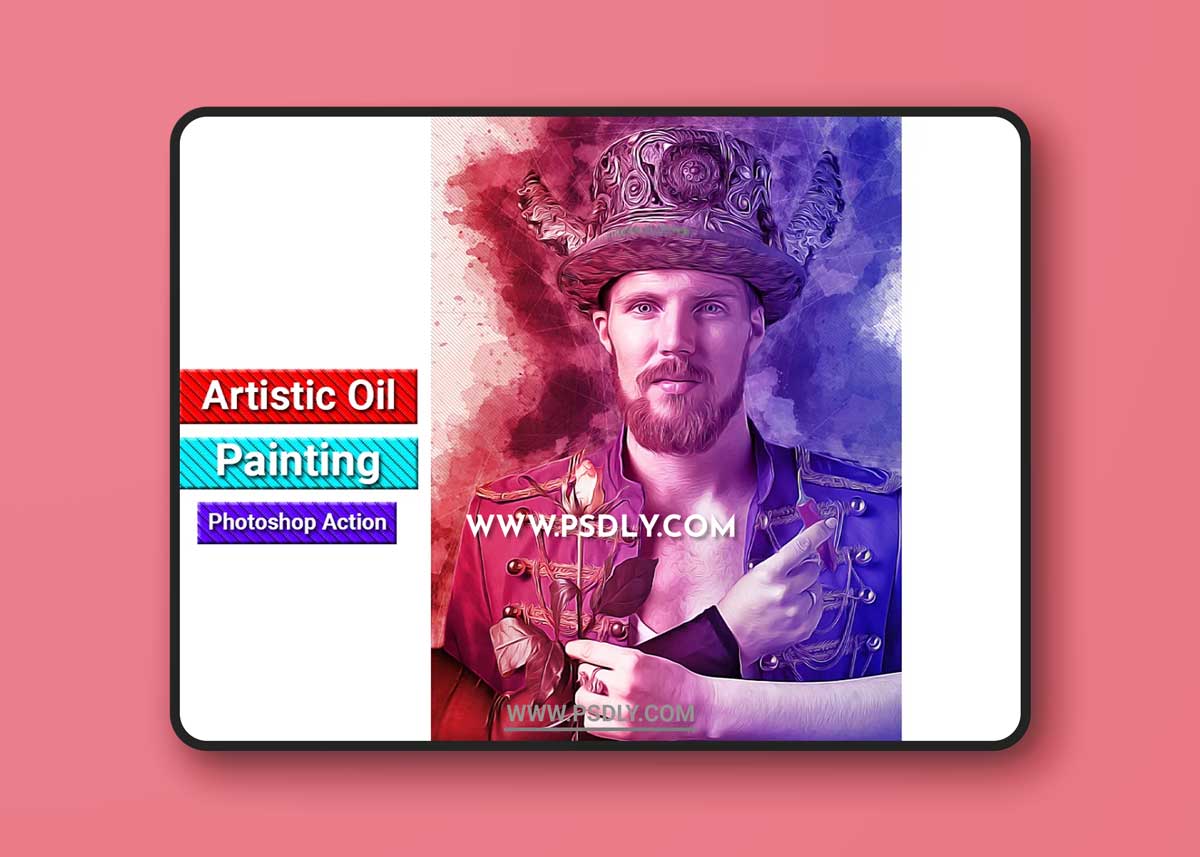 CreativeMarket - Artistic Oil Painting PS Action 4999566