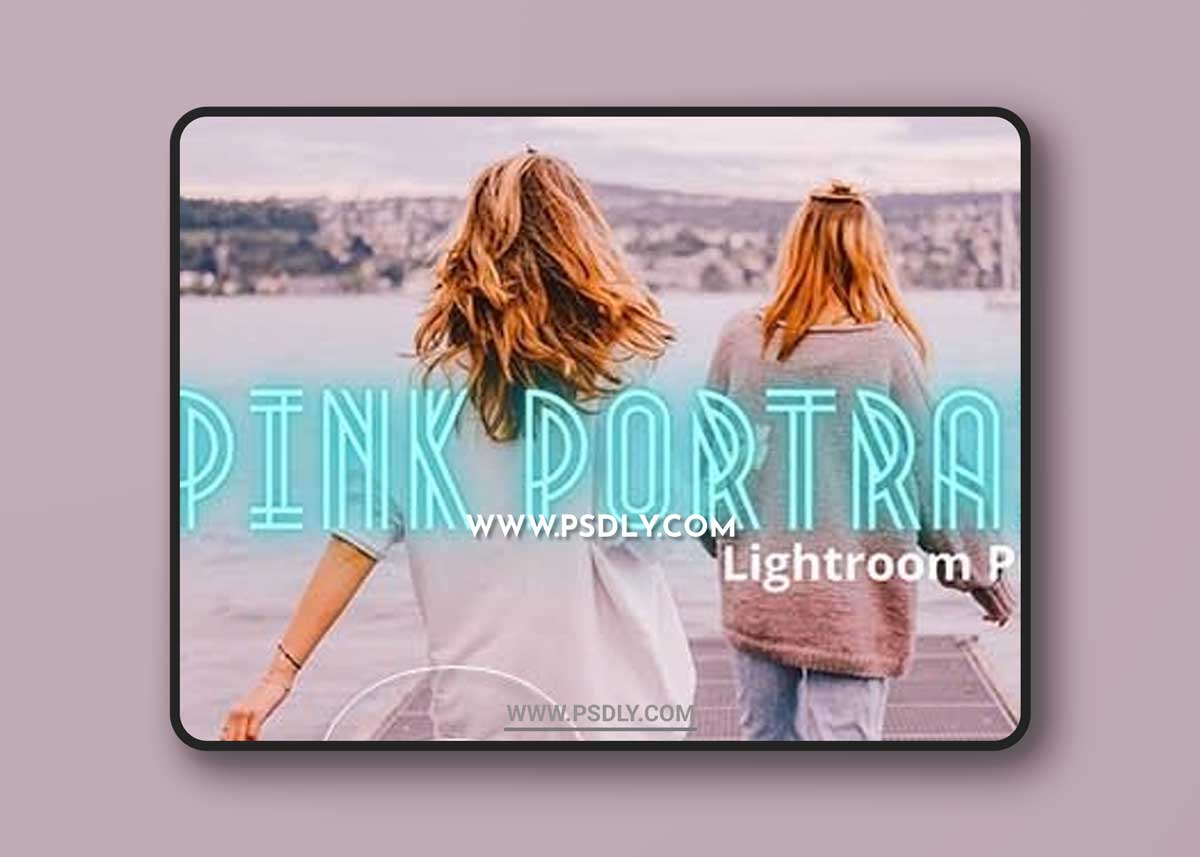 CreativeMarket - Pink Portrait Lightroom Presets 5806750