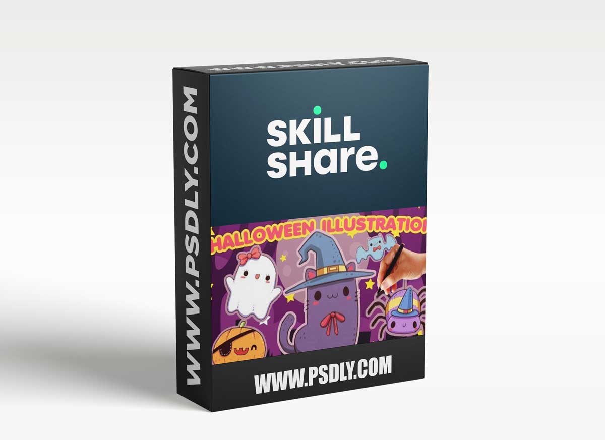 Cute and Kawaii Halloween Illustration Drawing