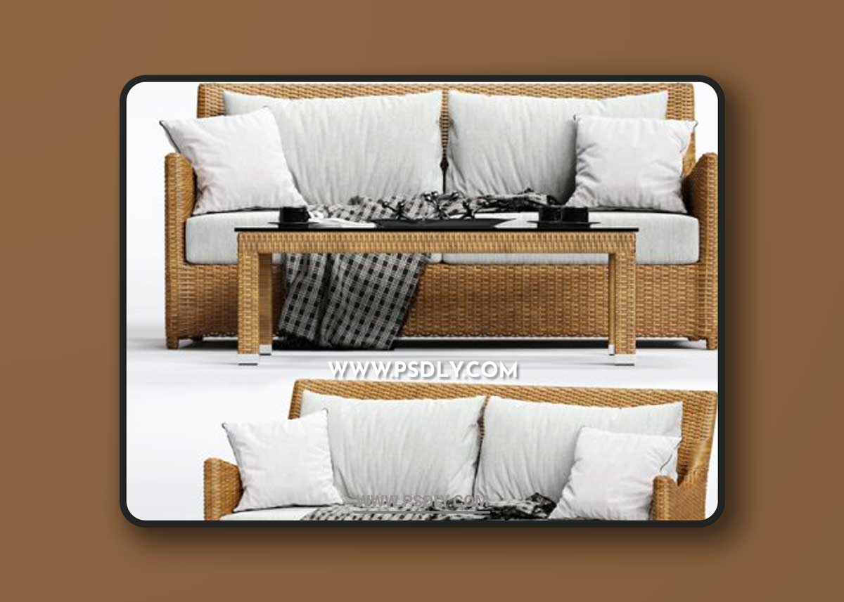 Dolcefarniente SCAURI Sofa 3D Models