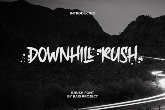 Downhill Rush Font