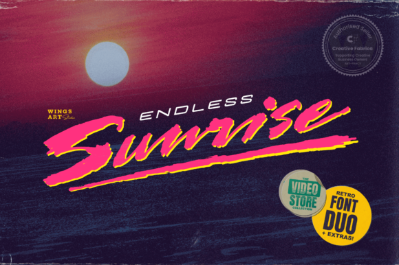 Endless Sunrise Font