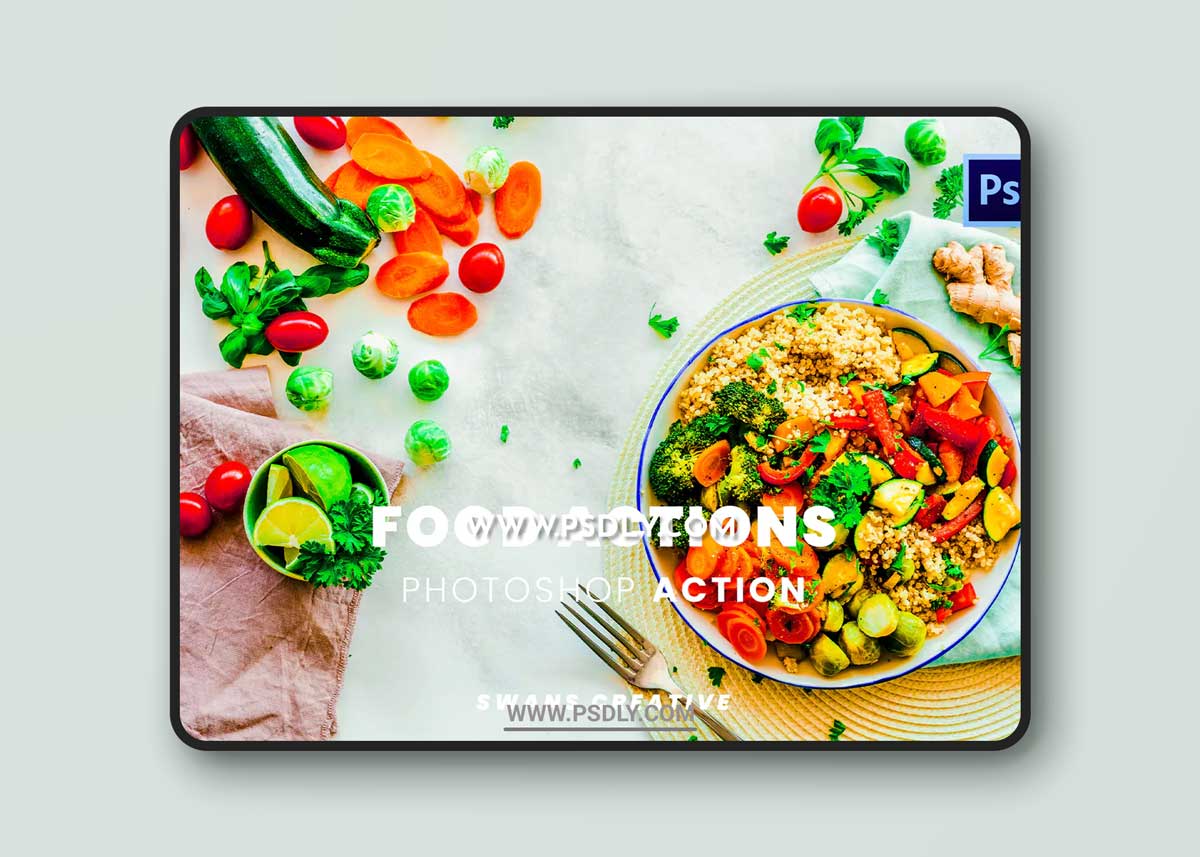Food Actions Photoshop Action