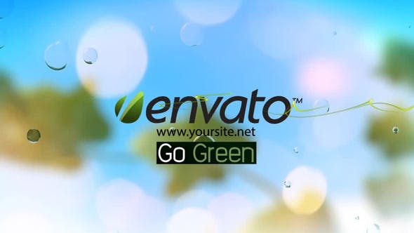 Videohive Go Green Logo Reveal 6578455
