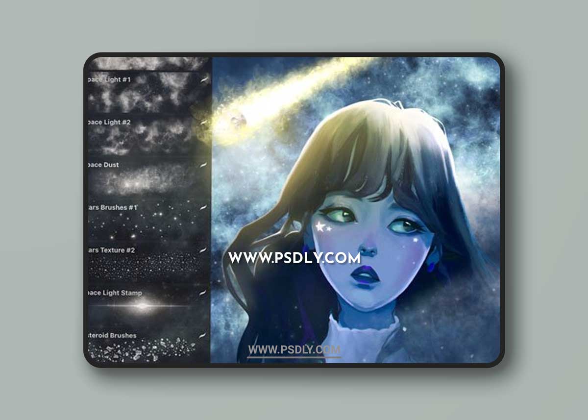 Galaxy Brushes Pack for Procreate