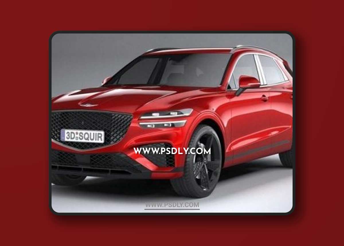 Genesis GV70 Sport 2020 3D Model