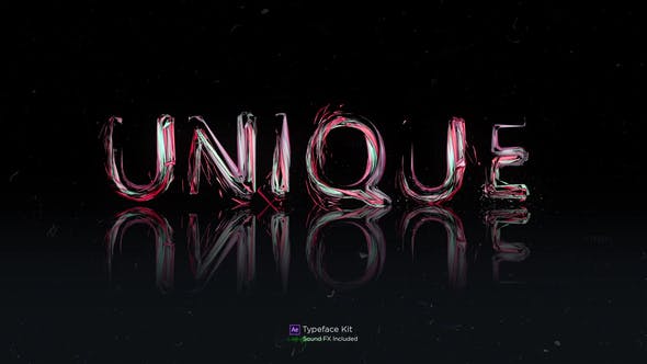 Videohive Geometric Form Typeface Kit 23126210