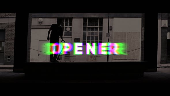 Videohive Grunge Glitch Opener 23627633