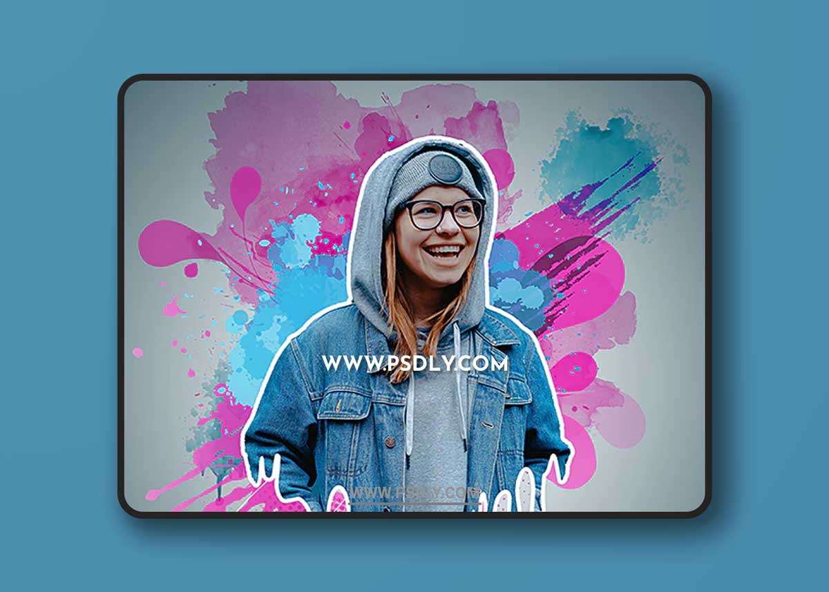 GraphicRiver - Dripping Painting - Photoshop Effect 33083741
