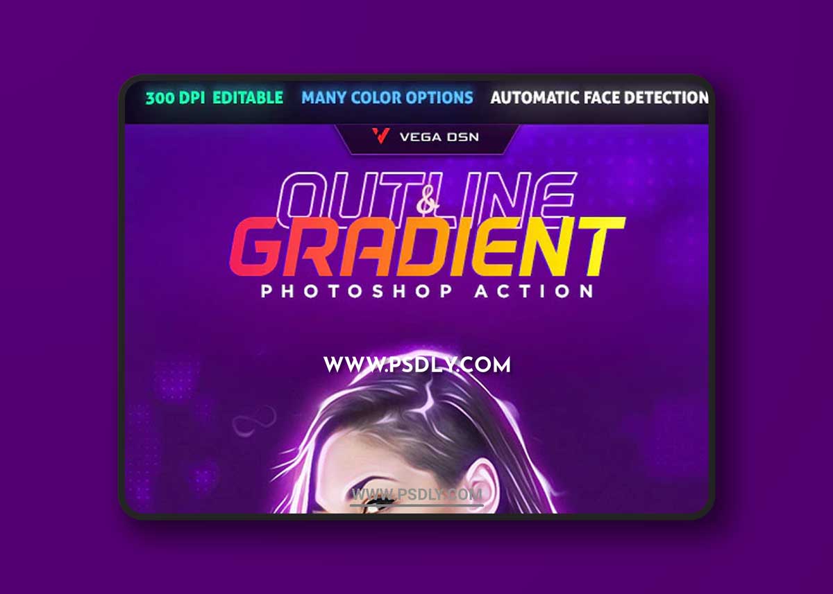 GraphicRiver - Outline & Gradient Photo Effect 33720452