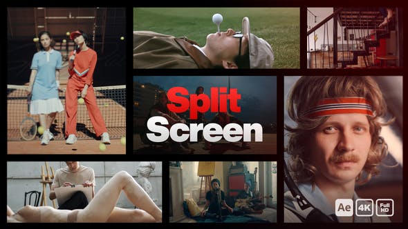 Videohive - Split Screen Intro - 34153793