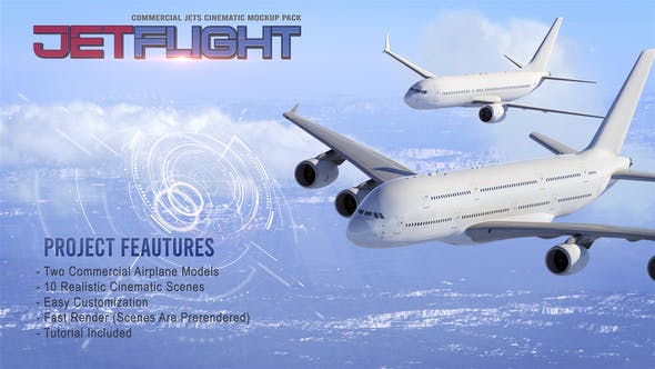 Videohive Jet Flight 33910881