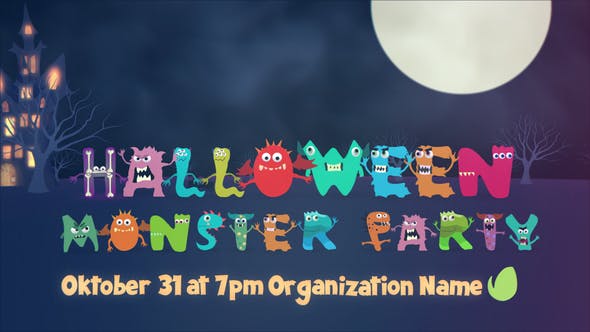 Videohive Halloween Party Opener 34334717