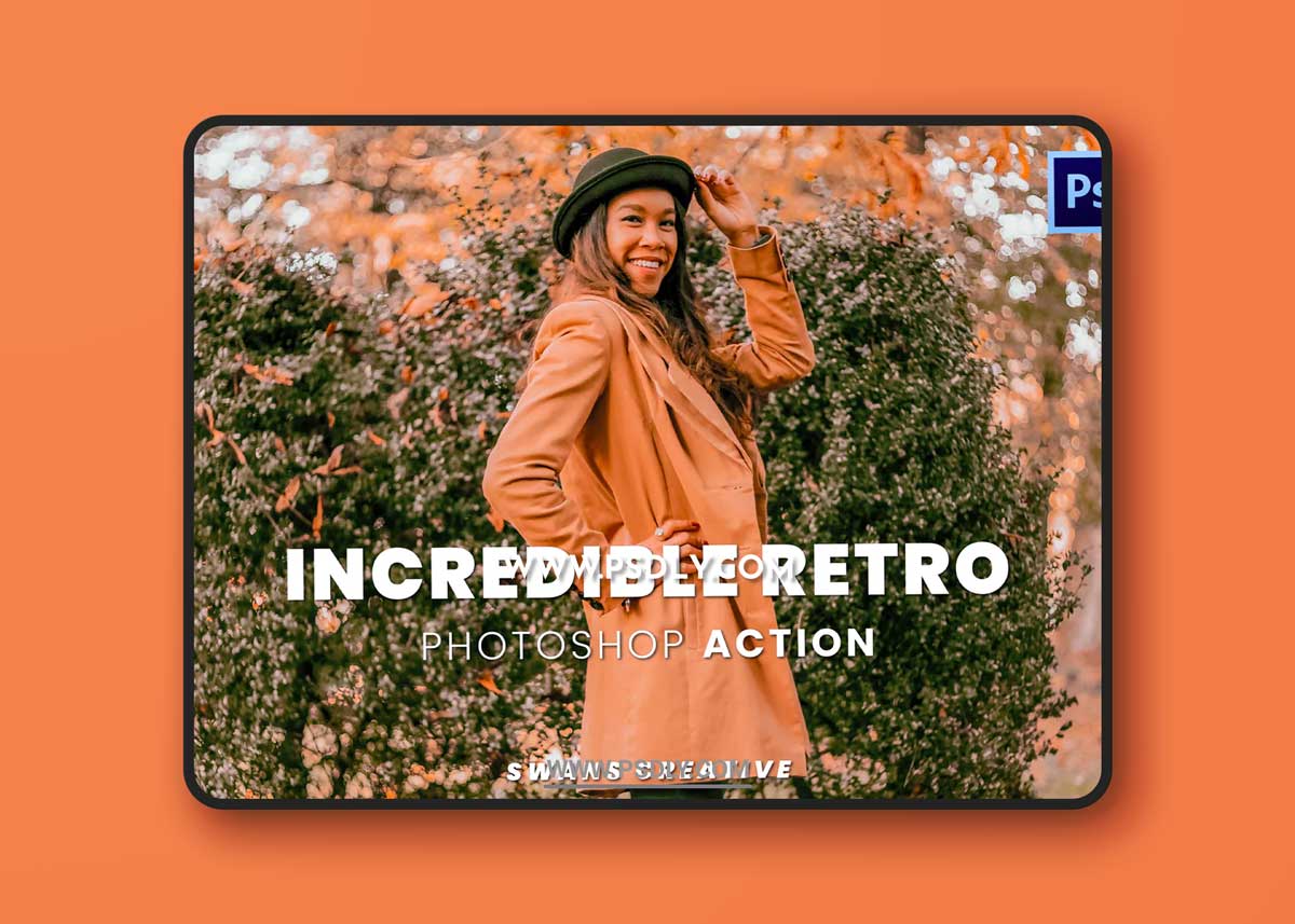 Incredible Retro Photoshop Action