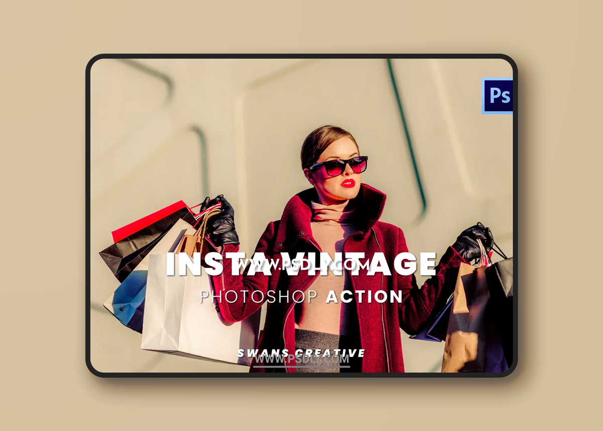 Insta Vintage Photoshop Action