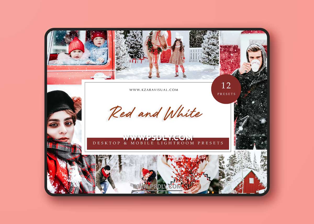 Lightroom Presets - Red and White