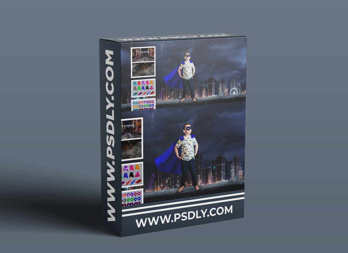 Meg Bitton - The Superhero Composite Kit + Video Tutorial