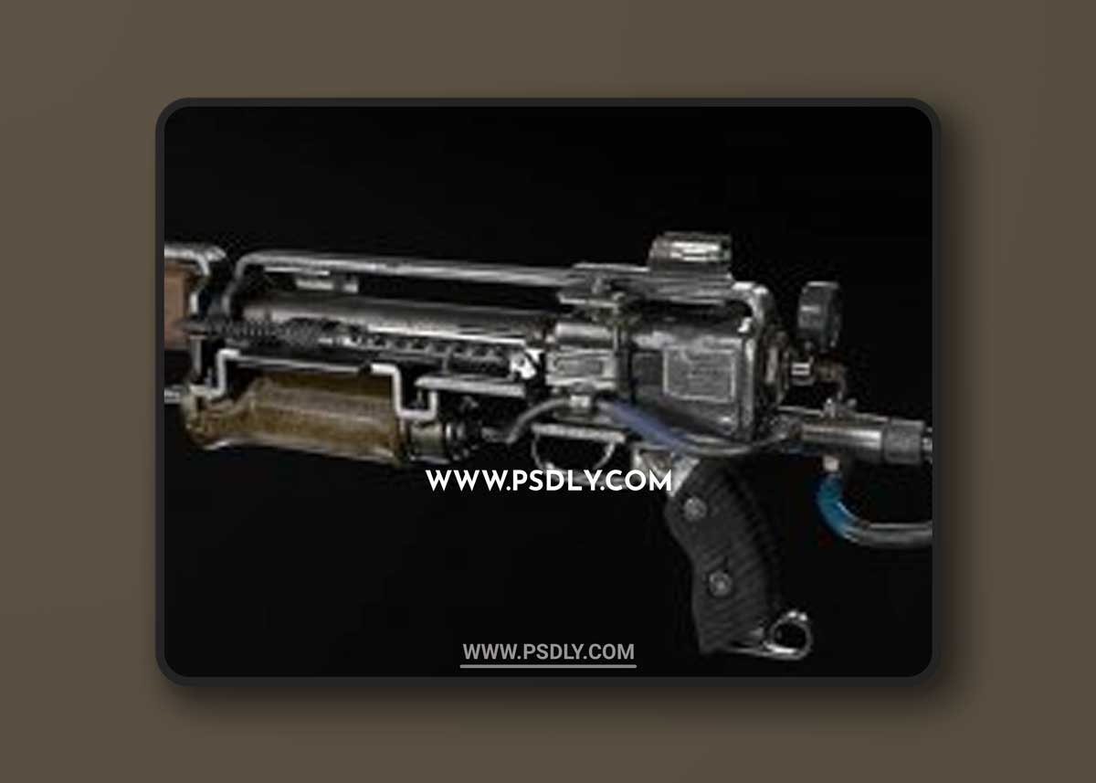 Metro Exodus Junk Rifle 3D Models
