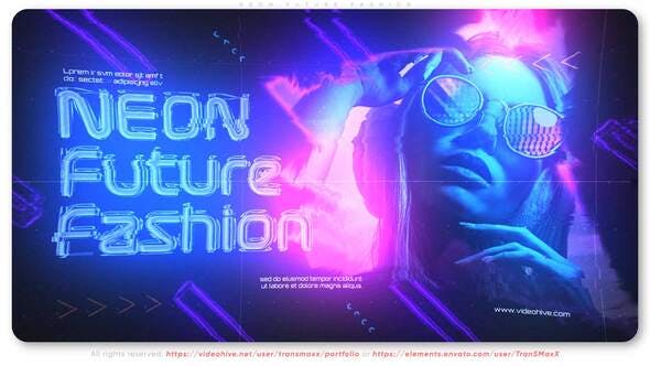 Videohive Neon Future Fashion 34372542