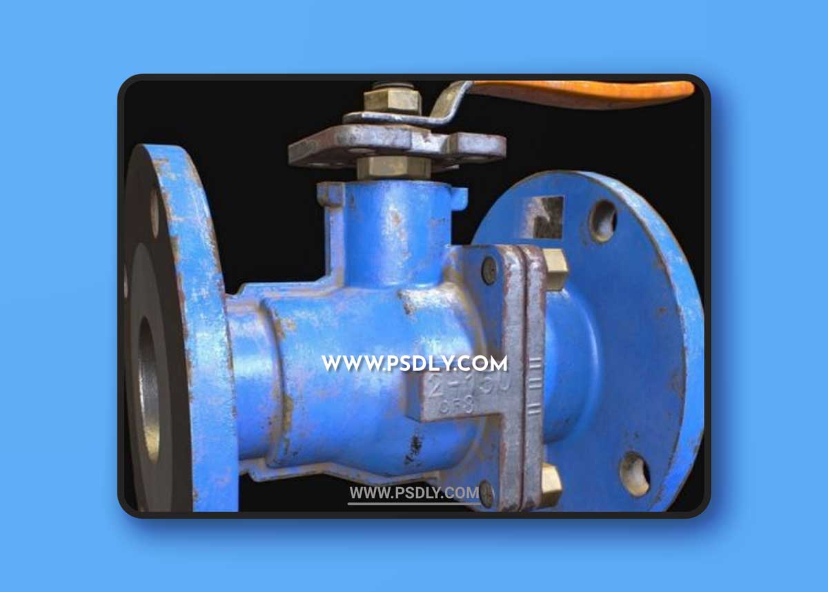 Painted Valve 3D Models