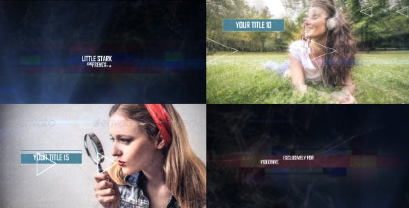 Videohive Abstract Glitch Slideshow 8835547
