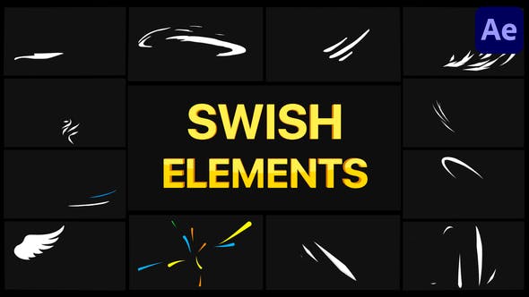 Videohive Swish Elements | After Effects 34045291