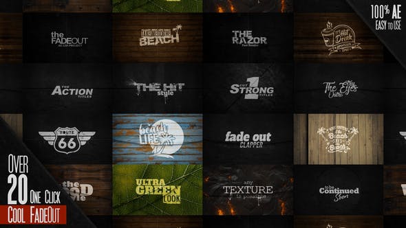 Videohive Cool Fade Out KIT 34326922