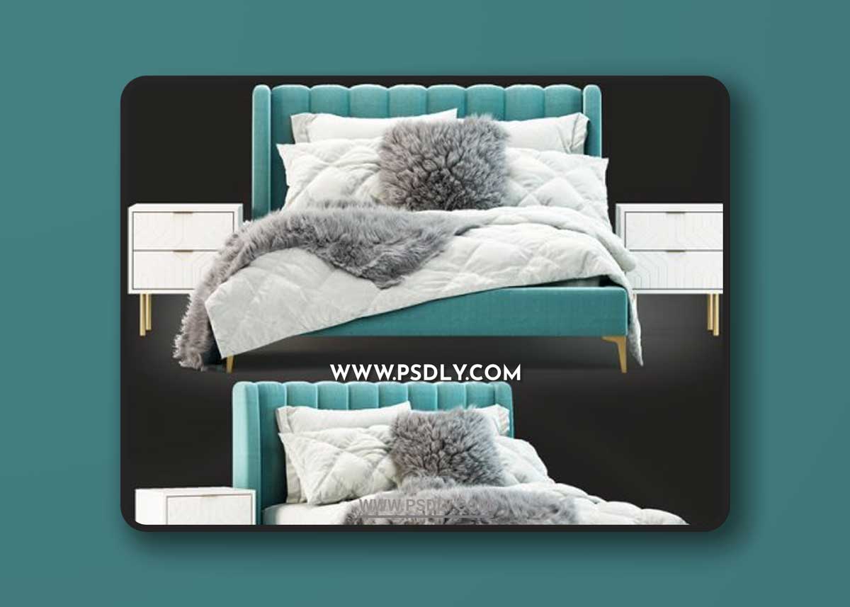 Pottery Barn Avalon Channel Stitch Bed