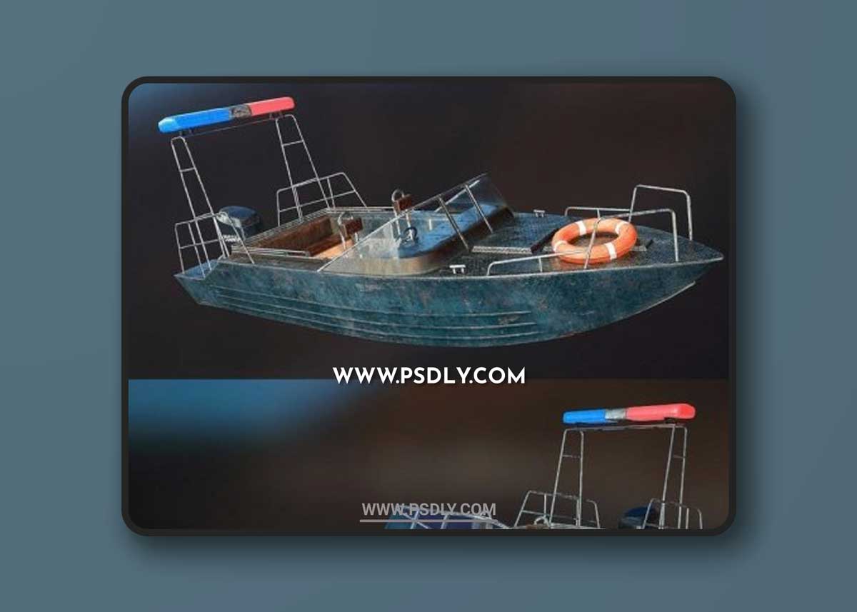 PowerBoat Police 3D Models