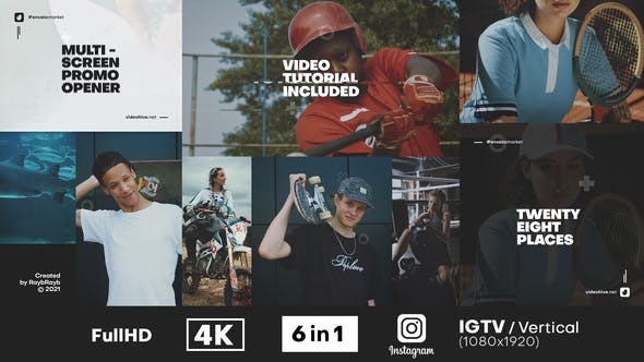 Videohive Multi Screen Promo Opener 31602669