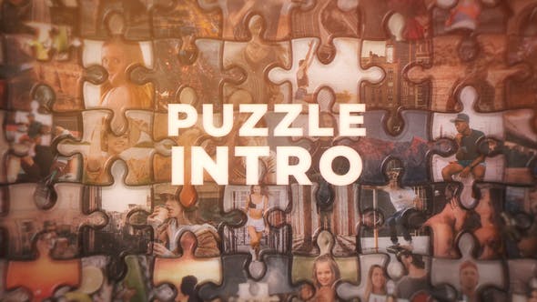 Videohive Cinematic Puzzle Intro 34194374