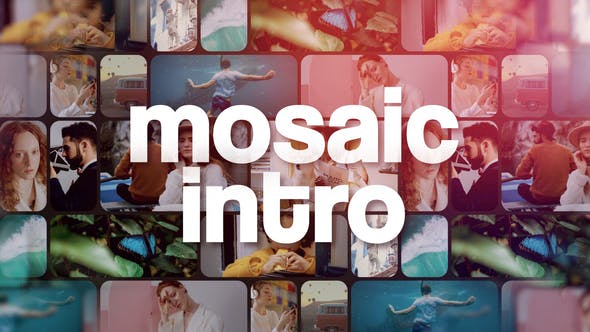 Videohive Mosaic Multi Photo Intro 34388375