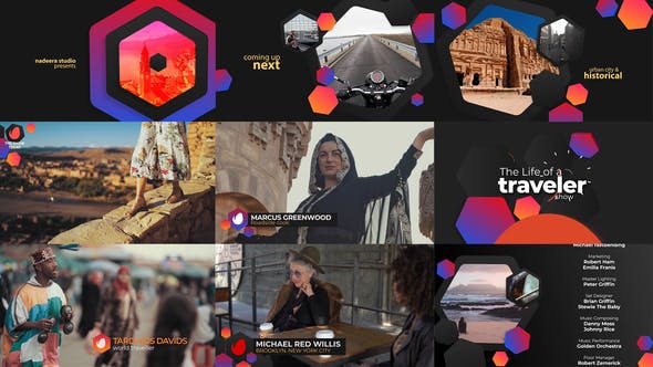 Videohive Urban Hexagon Broadcast Set 31253370